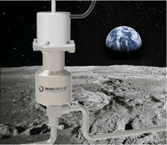 MagDrive valves have been extensively tested and proven to provide 100% leak free performance in space applications.